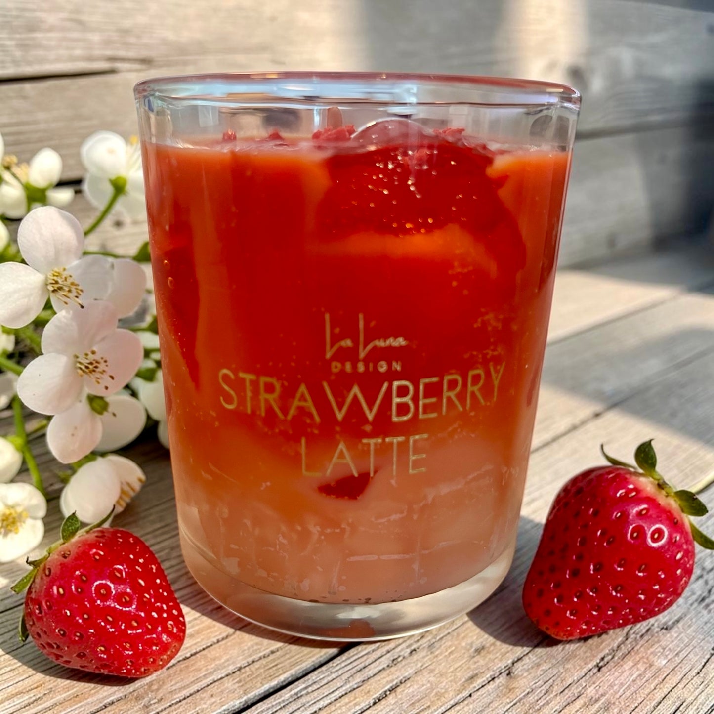 Strawberry Latte - tuoksukynttilä